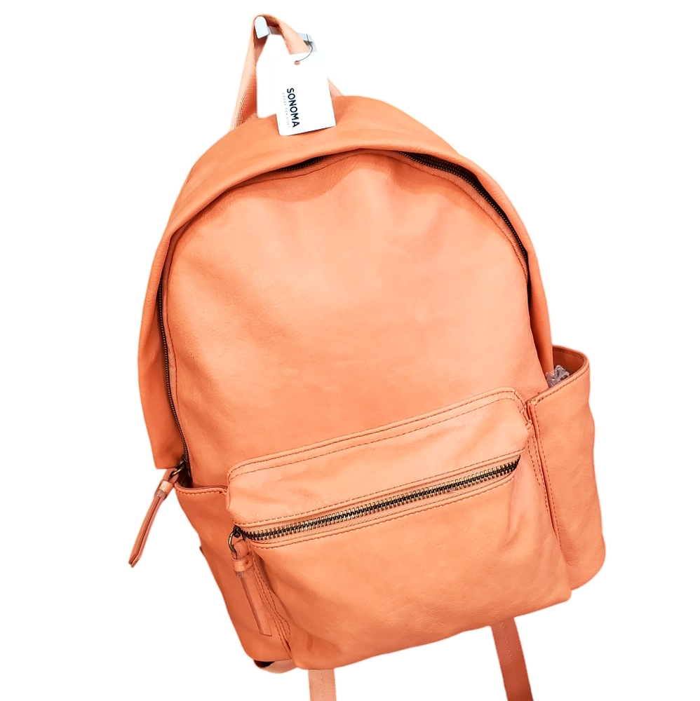 Large Sonoma Peach Backpack. New with tags